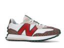 Casablanca White & Red New Balance Edition 327 Sneakers