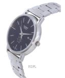 Casio Analog Stainless Steel Black Dial Quartz MTP-B125D-1A MTPB125D-1 Men's Watch