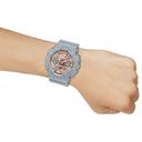 Casio G Shock Waterproof Sports Grey/Pink Analog/Digital Combo GMAS120MF-8A