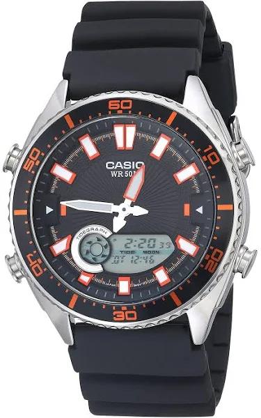 Casio Men's Ana-Digi AMW720-1AV Silver Resin Japanese Quartz Watch