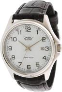 CASIO Men's Leather Analog Wrist Watch MTP-1183E-7BDF
