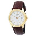 CASIO Men's Leather Analog Wrist Watch MTP-1183E-7BDF