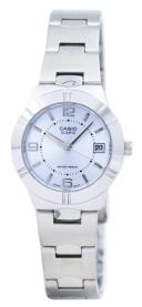 Casio Women's Core LTP1241D-2A Silver Stainless-Steel Quartz Watch