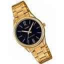 Casio Women's Ltp-v005g-7a Gold Stainless Steel Analog Watch