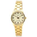 Casio Womens LTP-V005G-9A Gold Stainless Steel Analog Watch