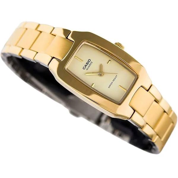 Casio Womens LTP-V005G-9A Gold Stainless Steel Analog Watch