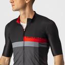 Castelli A Blocco Jersey - Ivory/Bordeaux/Electric Lime/Sedona Sage