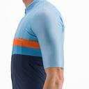 Castelli A Blocco Jersey - Ivory/Bordeaux/Electric Lime/Sedona Sage