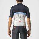 Castelli A Blocco Short Sleeve Jersey Dark Green Greyish Orange - XXL