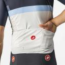 Castelli A Blocco Short Sleeve Jersey Dark Green Greyish Orange - XXL