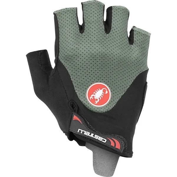 Castelli Arenberg Gel 2 Short Gloves Green M Man