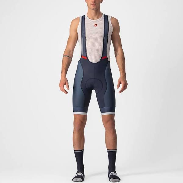 Castelli Competizione Kit Bib Shorts - XXL - Savile Blue/Silver Gray