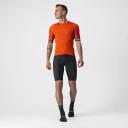 Castelli Entrata VI Jersey in Fiery Red/Grey/Ivory