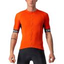 Castelli Entrata VI Jersey - XL - Fiery Red/Dark Gray/Ivory