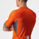 Castelli Entrata VI Jersey - XL - Fiery Red/Dark Gray/Ivory