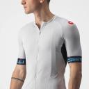Castelli Entrata VI Jersey - XL - Fiery Red/Dark Gray/Ivory