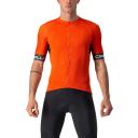 Castelli Entrata VI Jersey - XL - Fiery Red/Dark Gray/Ivory