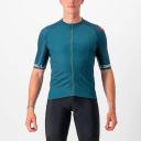 Castelli Entrata VI Short Sleeve Jersey Turquoise - XS