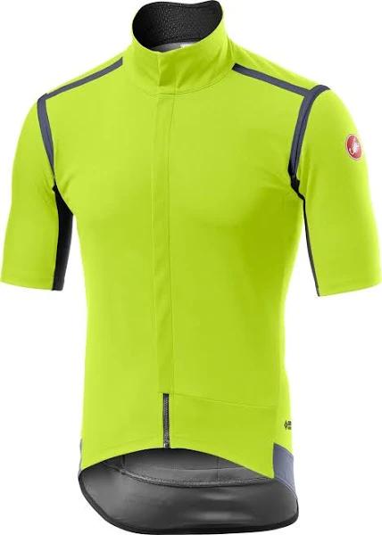 Castelli Gabba Ros Jersey - XL - Yellow Fluo