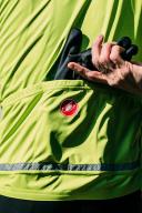 Castelli Go Jacket Chartreuse Gray