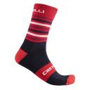 Castelli Gregge 15 Sock Red/Savile Blue
