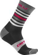 Castelli Gregge 15 Socks Silver Gray Dark Gray
