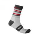 Castelli Gregge 15 Socks Silver Gray Dark Gray