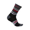 Castelli Gregge 15 Socks - XXL - Black/Red