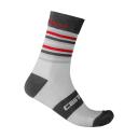 Castelli Gregge 15 Socks - XXL - Black/Red
