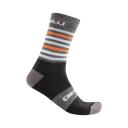 Castelli Gregge 15 Socks - XXL - Black/Red