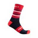 Castelli Gregge 15 Socks - XXL - Black/Red