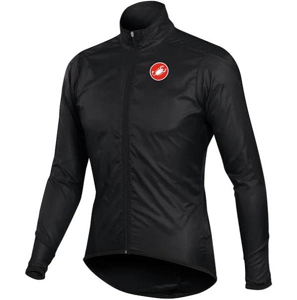 Castelli Mens Velo Rain Jacket - Black