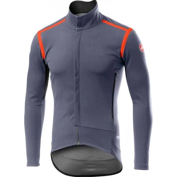 Castelli Perfetto Ros Long Sleeve Jacket - S - Dark Steel Blue