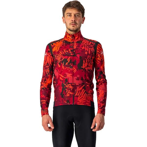 Castelli Perfetto Ros Long Sleeve Jersey - Bordeaux/Pro Red/Black