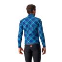Castelli Perfetto Ros Plaid Long Sleeve Jacket - Ocean Blue/Malachite green/plaid