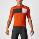 Castelli Prologo 7 Jersey - Saffron/Light Black/Military Green