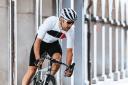 Castelli Prologo 7 Jersey - Savile Blue/Silver Grey/Red