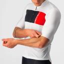 Castelli Prologo 7 Jersey - Savile Blue/Silver Grey/Red