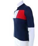 Castelli Prologo 7 Jersey - Savile Blue/Silver Grey/Red