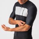 Castelli Prologo 7 Jersey - Silver Grey/Defender Green/Bordeaux