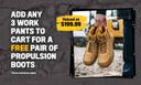 Caterpillar Mens Comfortable Dynamic Work Pants