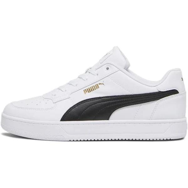 Caven 2.0 Unisex Sneakers in White/Black/Gold, Size 7.5 by Puma