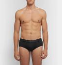 CDLP - Men - Three-Pack Stretch-Lyocell Briefs Black