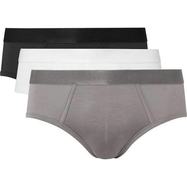 CDLP - Men - Three-Pack Stretch-Lyocell Briefs - Multi