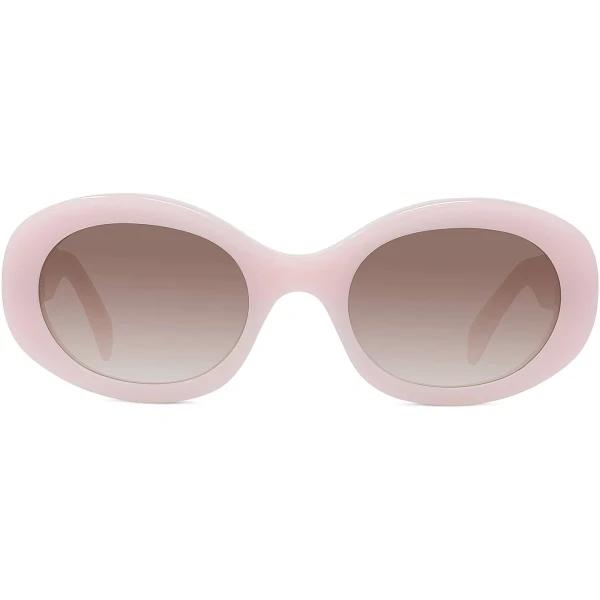 Celine CL40194U Pink Shiny - Female Luxury Sunglasses, Brown Lens