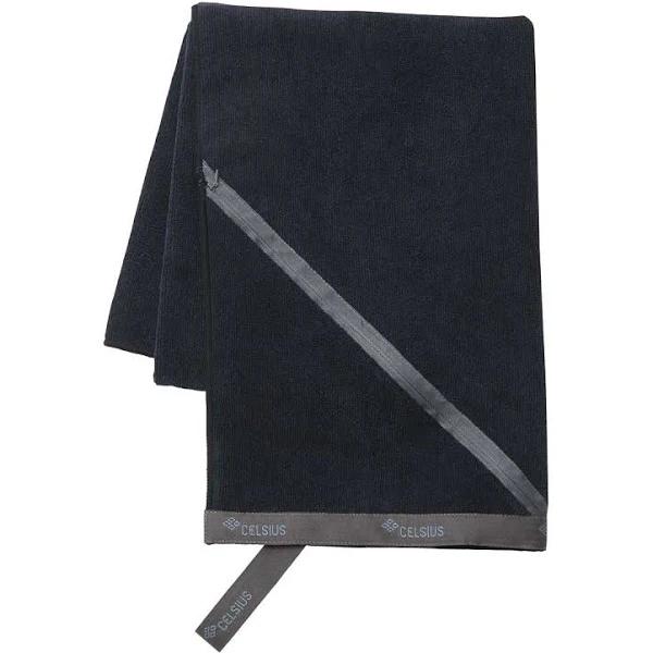 Celsius Microfiber Small Gym Towel - Black