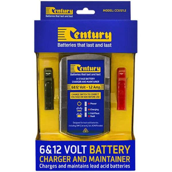 CENTURY 6/12V 1.2 AMP BATTERY CHARGER