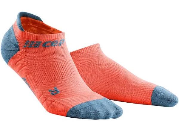 CEP No Show Socks 3.0 M Coral/Grey Socks Men's