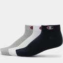 Champion 3 Pack Logo Crew Socks in Multi Assorted M