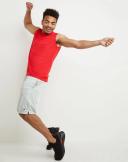 Champion 81622 407q88 Long Mesh Men's Shorts with Pockets - Athletic Grey, 3XL
